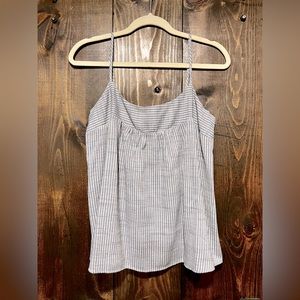 MOD Boutique • Medium • Cream/Navy • Tank Top